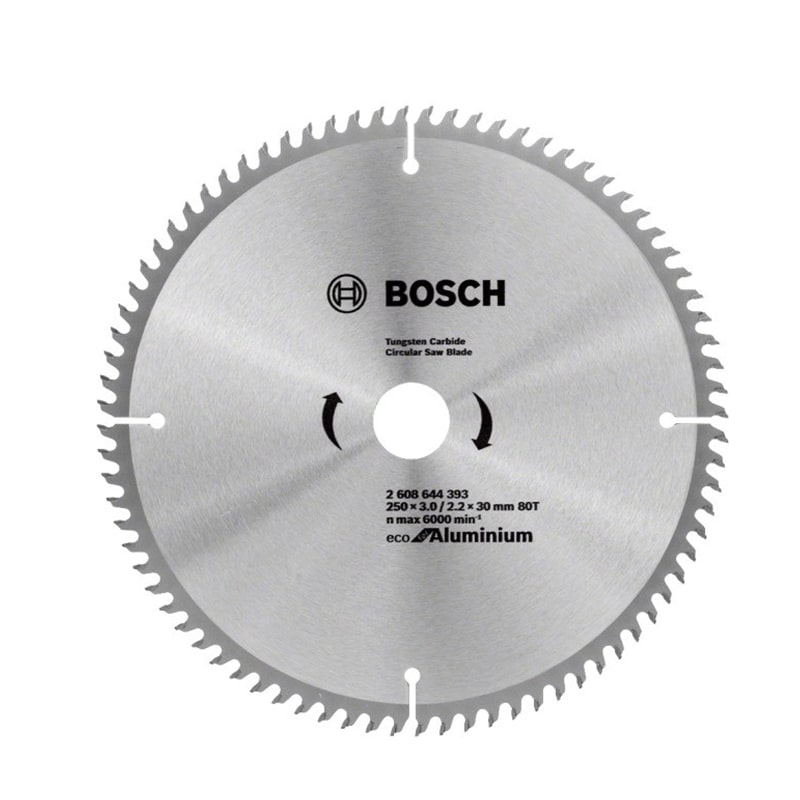 ცირკული ხერხის საჭრელი დისკი 250x3,0/2,2x30მმ-80T BOSCH 2608644393