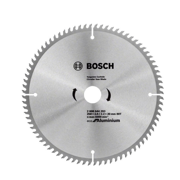 ცირკული ხერხის საჭრელი დისკი 250x3,0/2,2x30მმ-80T BOSCH 2608644393