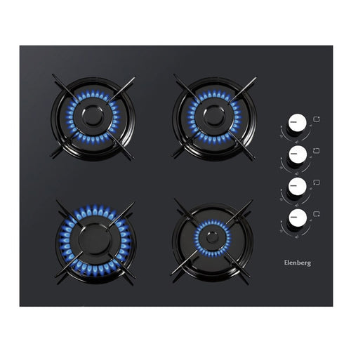 ჩასაშენებელი ქურის ზედაპირი ELENBERG EBG-6400B BLACK
