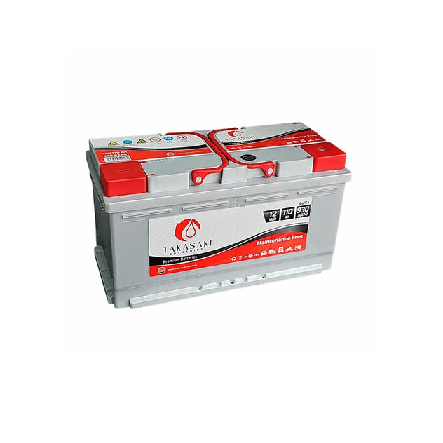 ავტომობილის აკუმულატორი 110ამპ TAKASAKI 12 V 110 AH 930A / L5-SMF