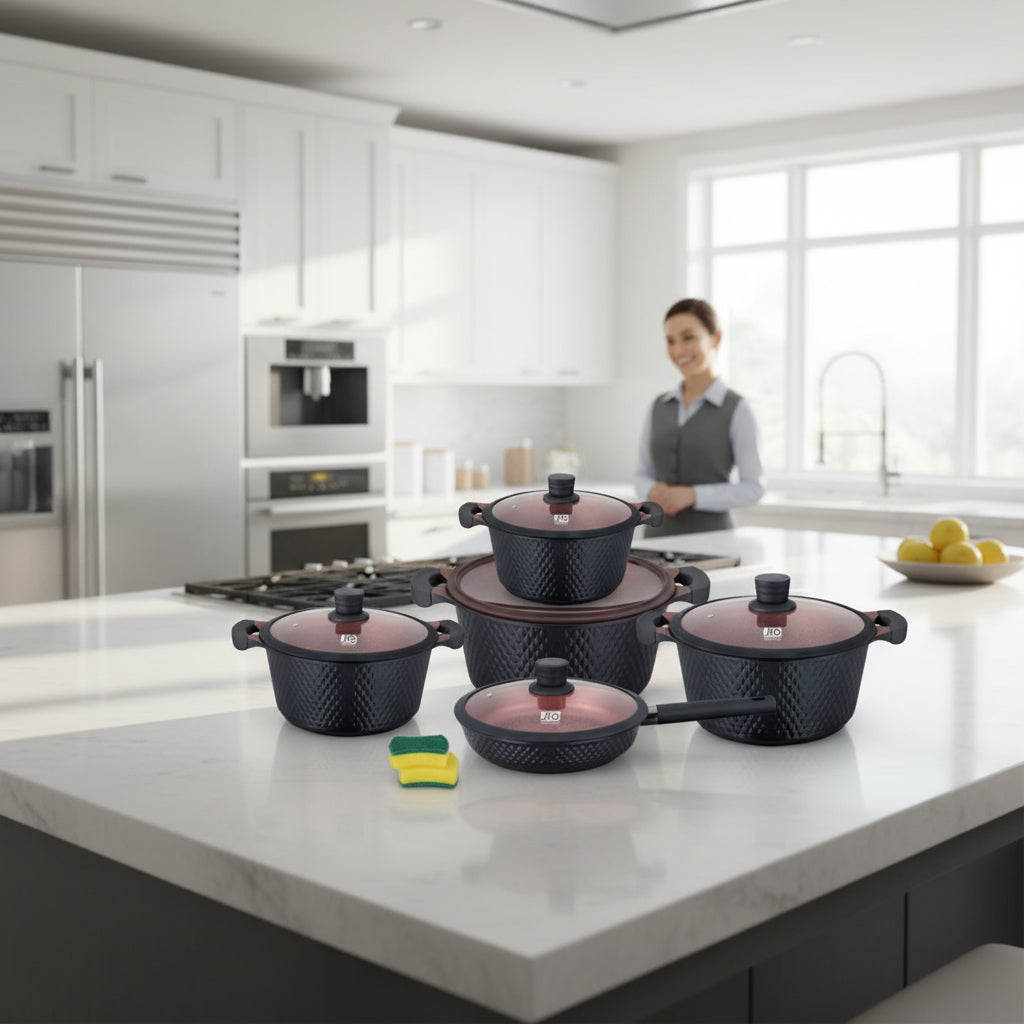 გრანიტის ქვაბების ნაკრები Jio J0612S