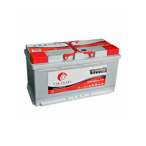 ავტომობილის აკუმულატორი 100ამპ TAKASAKI 12 V 100 AH 850A / L5-SMF