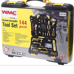 144 ნაჭრიანი ხელსაწყოების ნაკრები WMC TOOLS 20144