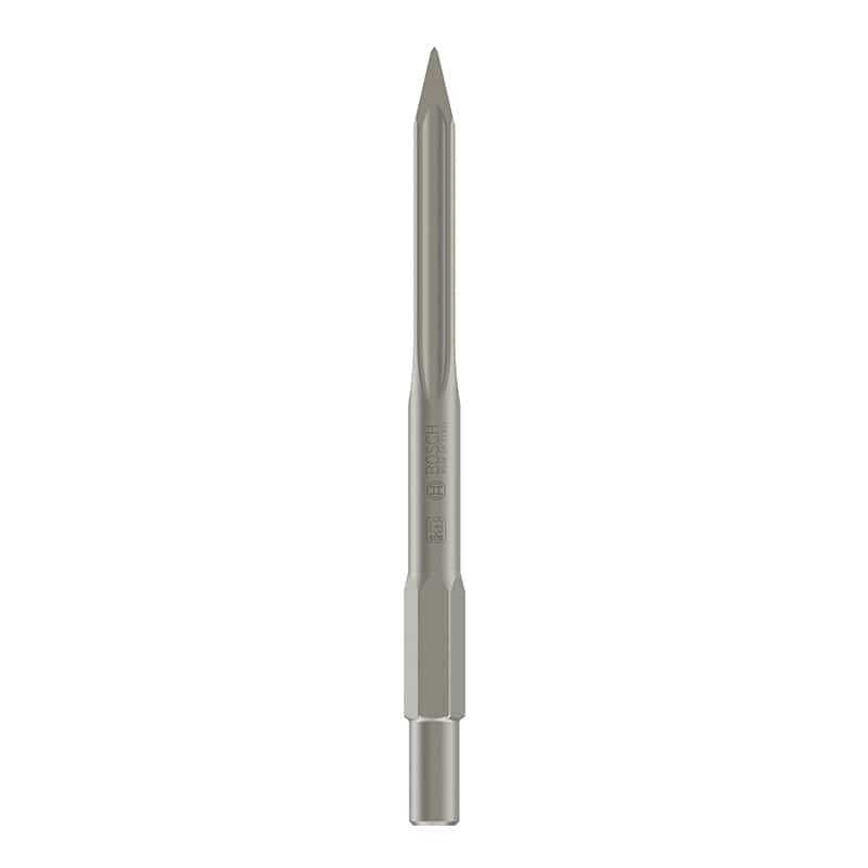 თვითმკვეთრი წვეტიანი ჩიზლი Pointed chisel HEX-30 400მმ Bosch 2608690111