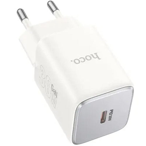 დამტენი Hoco N43 Vista single port PD30W charger moonlight white