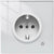 ჭკვიანი როზეტი Moes WK-EU16M-WH-MS
