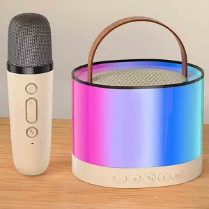 მინი Bluetooth დინამიკი RGB ფერებით და მიკროფონით OEM K52