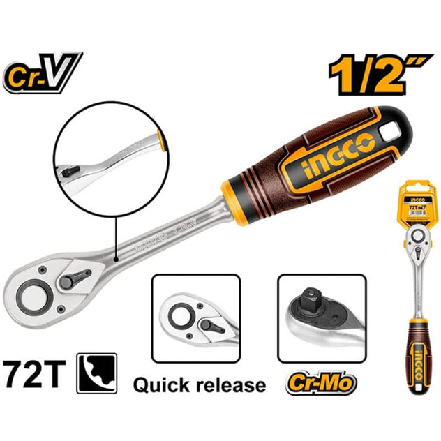 ხრუტუნა სახელური 1/2" INGCO HRTH8412