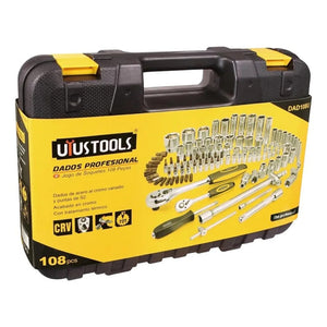 ხელსაწყოების ნაკრები 108 ცალიანი UYUSTOOLS DAD108U