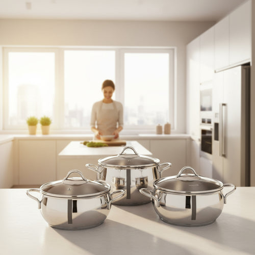 ქვაბების ნაკრები Korkmaz A1801