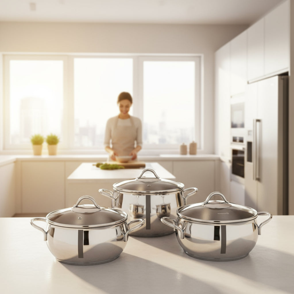 ქვაბების ნაკრები Korkmaz A1801