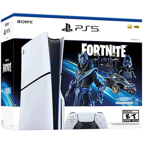 კონსოლი Sony PlayStation 5 Slim Disc Version Fortnite Cobalt Star Bundle