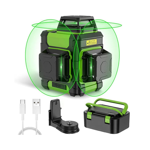 3D ლაზერული თარაზო Huepar HM03CG