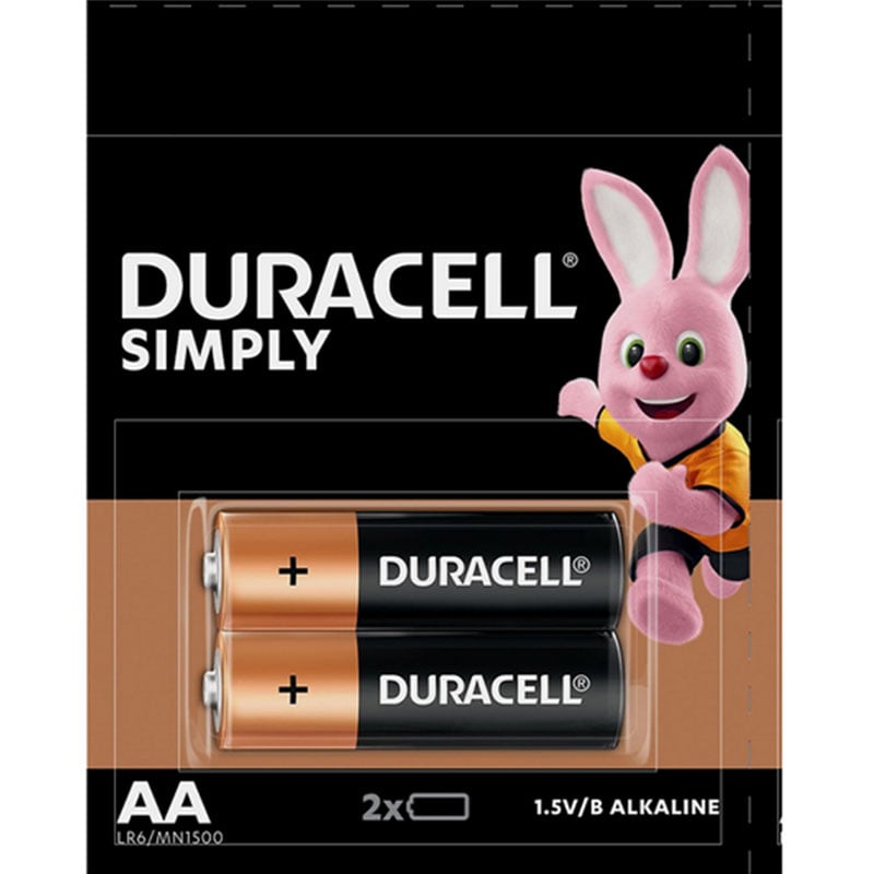 ელემენტი Duracell SIMPLY AA 2X10CRD