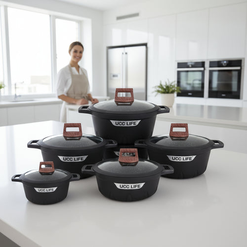 გრანიტის ქვაბების ნაკრები UCC Life UC-1110S