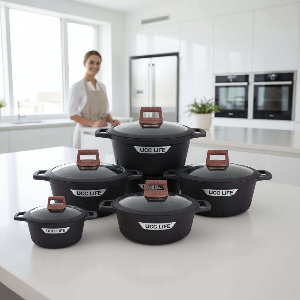 გრანიტის ქვაბების ნაკრები UCC Life UC-1110S