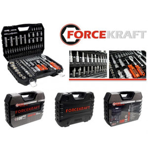 108 ნაჭრიანი ხელსაწყოების ნაკრები FORCEKRAFT FK-41082-5