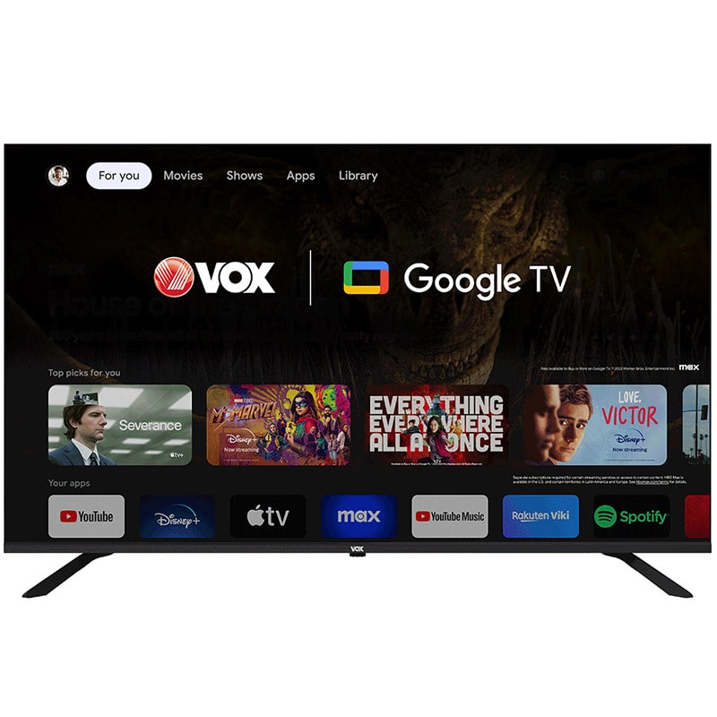 Smart Android 4K ტელევიზორი VOX 50GOU080B 50 inch (127სმ)