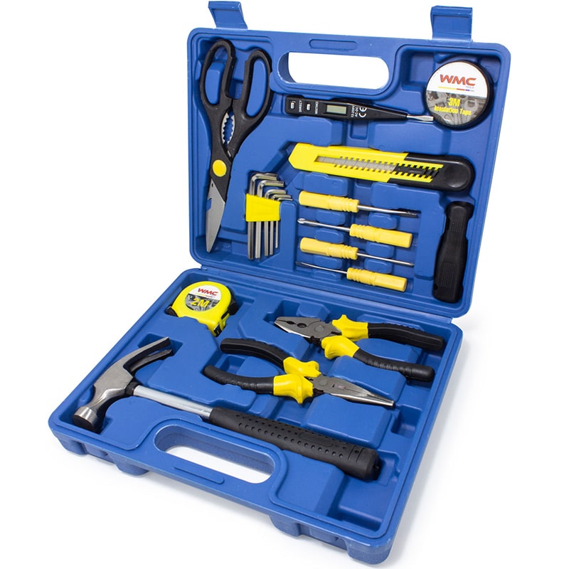 18 ნაჭრიანი ხელსაწყოების ნაკრები WMC TOOLS WMC-1018