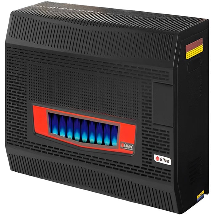 გაზის გამათბობელი 50-60 მ² GDS-321-C BLACK Glass