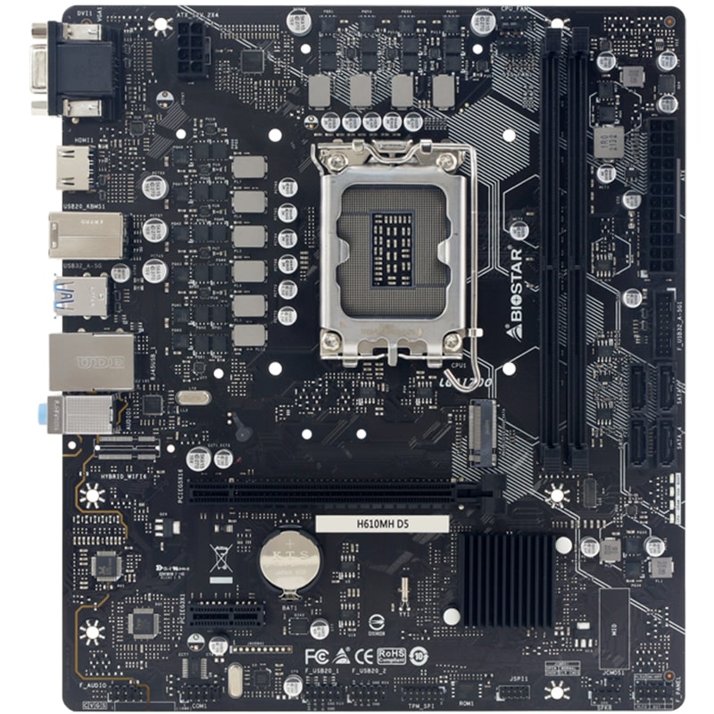 დედა დაფა Biostar H610MH D5