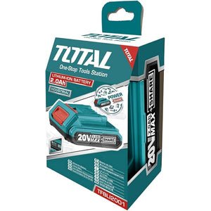 აკუმულატორი 20 V 2 AH TOTAL TFCLI2001