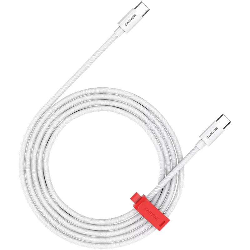 კაბელი Canyon USB-C to USB-C 100W Cable (1.2m) CND-CC100AB12W