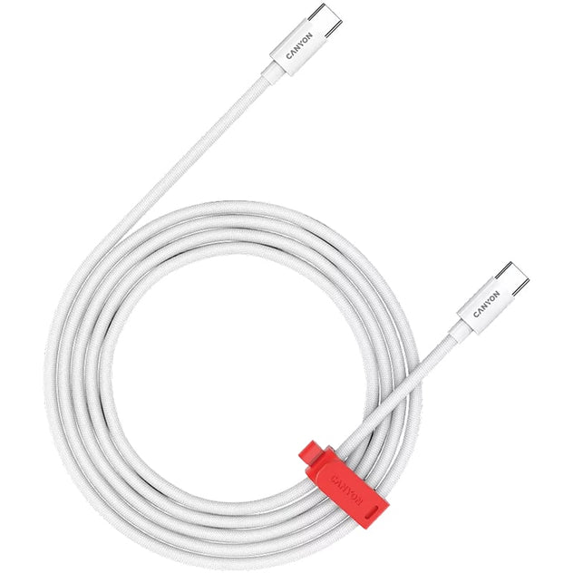 კაბელი Canyon USB-C to USB-C 100W Cable (1.2m) CND-CC100AB12W
