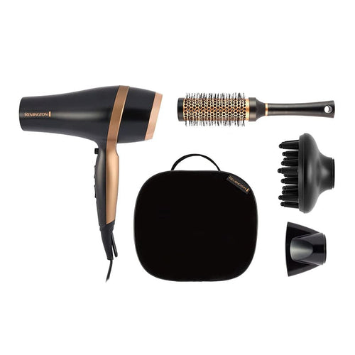 თმის ფენი Remington D6960GP Salon Smooth Hair Dryer Gift Pack Black