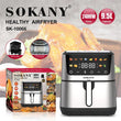აეროგრილი 9.5ლ Sokany SK-10066