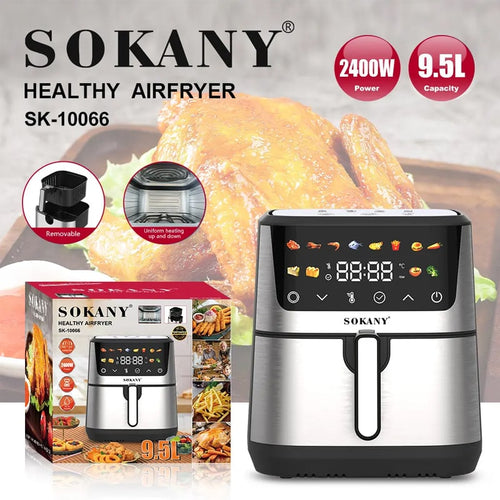 აეროგრილი 9.5ლ Sokany SK-10066