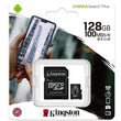 მეხსიერების ბარათი Kingston 128GB Canvas Select Plus With Adapter (SDCS2/128GB)