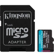 მეხსიერების ბარათი Kingston 128GB microSD Canvas Go Plus (SDCG4/128GB)