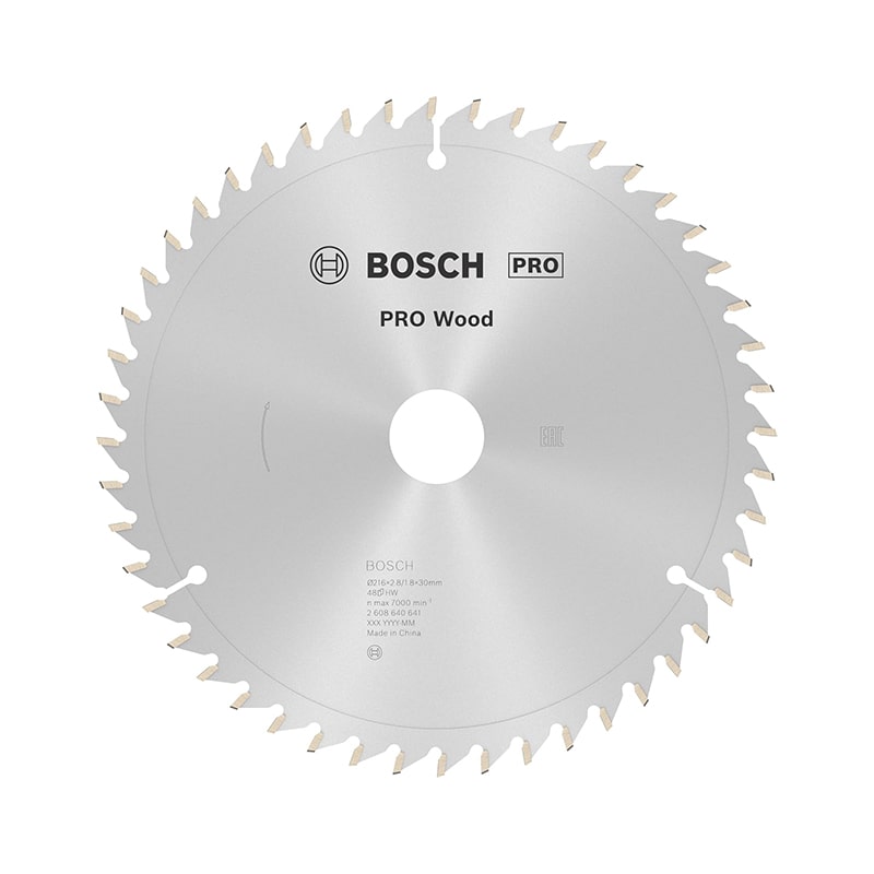 ცირკული ხერხის საჭრელი დისკი 216x2,8x30მმ-48T BOSCH 2608640641