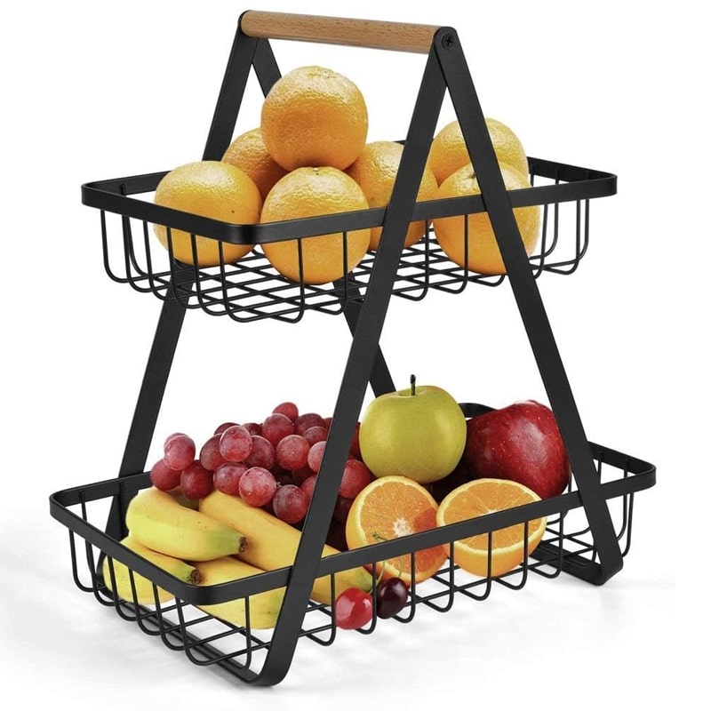 ხილ-ბოსტნეულის ორგანაიზერი კალათა Storage Rack