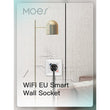 ჭკვიანი როზეტი Moes WK-Y-EU-1U1C-WH-EN