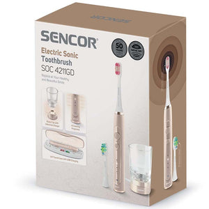 ელექტრო კბილის ჯაგრისი Sencor SOC 4211GD Sonic Toothbrush