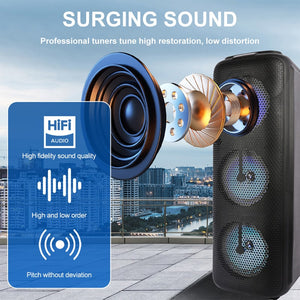 Bluetooth დინამიკი მიკროფონით და პულტით OEM ZQS8303