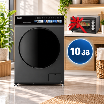 სარეცხი მანქანა 10კგ MARAZZI WM1002FL36(S/DG) + საჩუქარი ელექტრო ღუმელი FRANKO FEO-1092