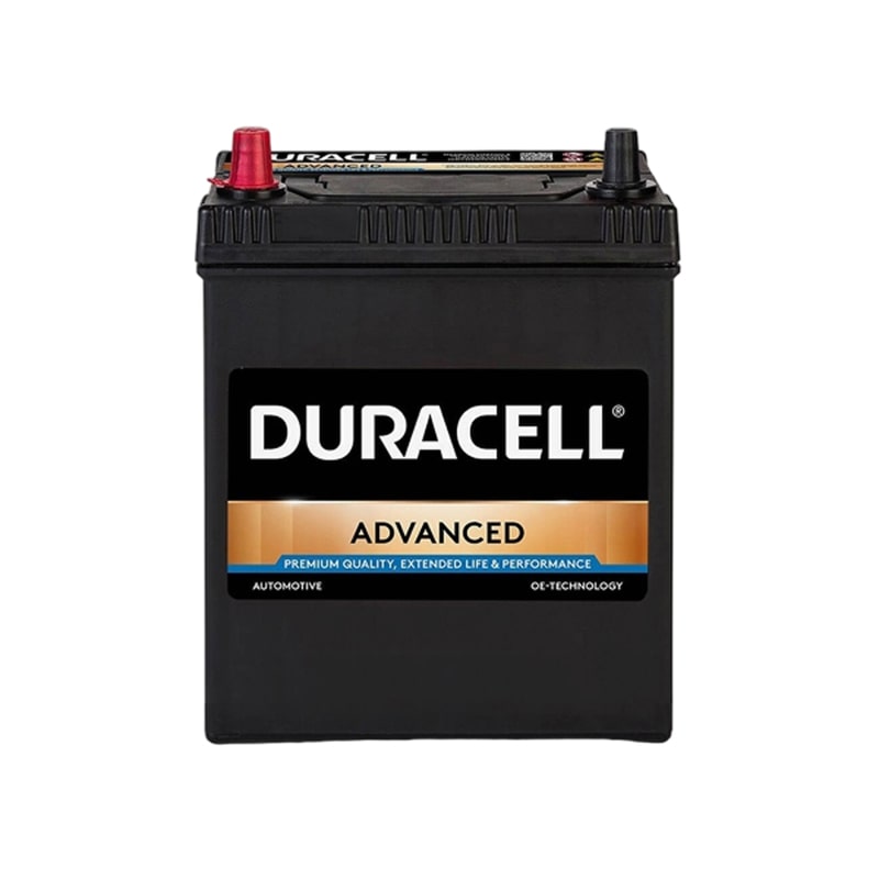 ავტომობილის აკუმულატორი 40ამპ Duracell DA40 40 Ah JIS . B19L / NS40