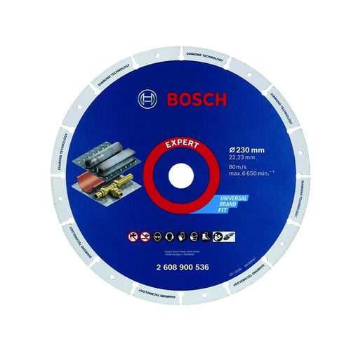 კუთხსახეხის საჭრელი დისკი 230x22,23მმ BOSCH 2608900536