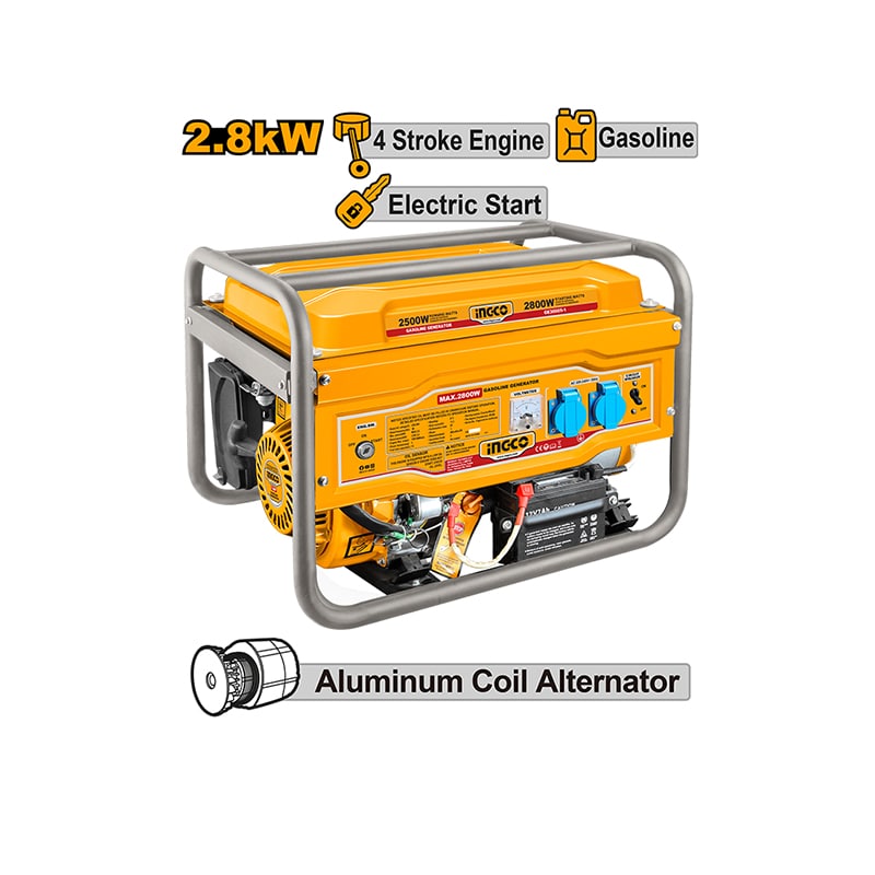 გენერატორი ბენზინის ძრავზე INGCO GE30005-1