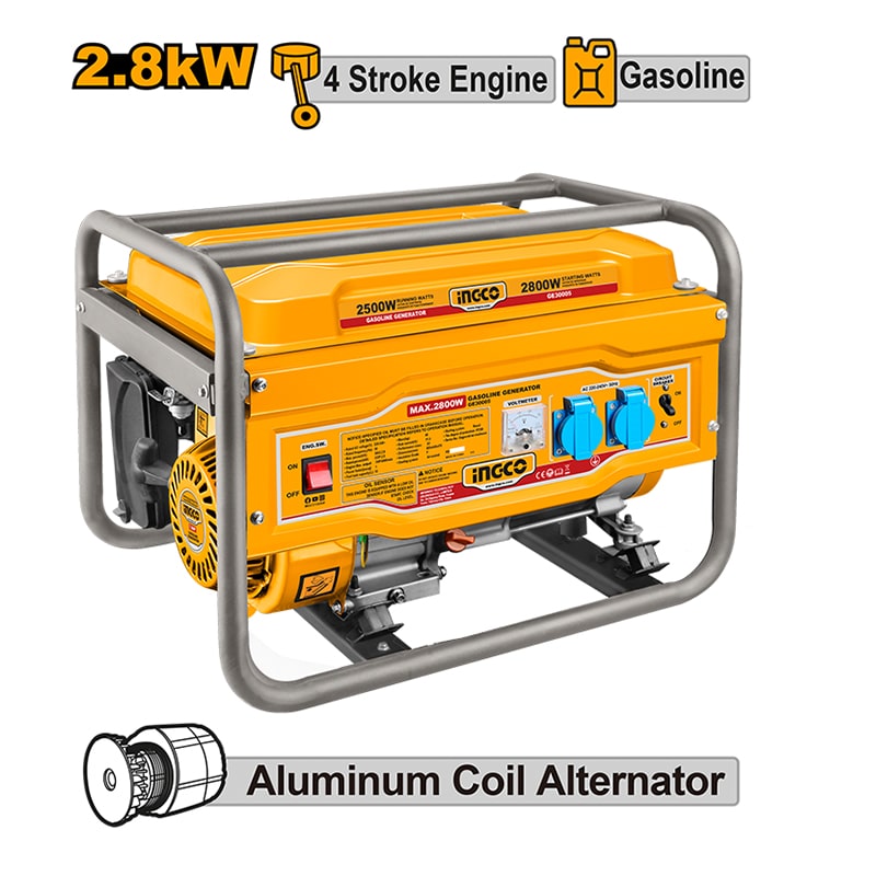 გენერატორი ბენზინის ძრავზე INGCO GE30005