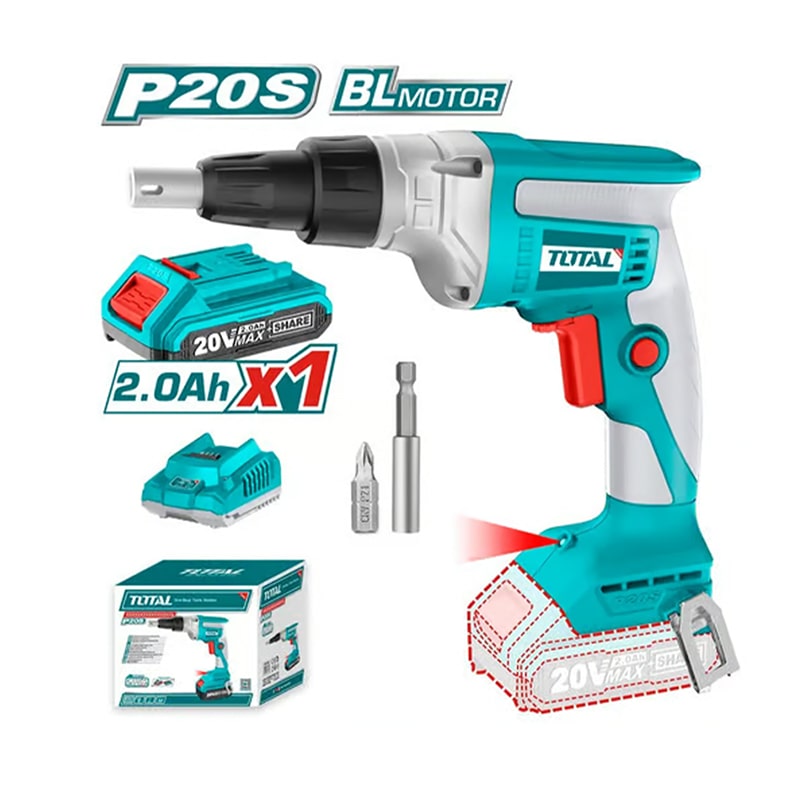 აკ. სახრახნისი თაბაშირ-მუყაოსთვის TOTAL TDSLI204200