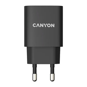 მობილურის დამტენი ადაპტერი Canyon 20W PD USB-C CNE-CHA20B02