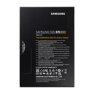 მყარი დისკი 500GB Samsung SSD 870 EVO (MZ-77E500BW)