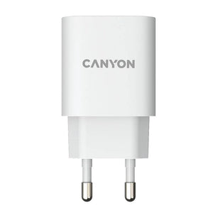 მობილურის დამტენი ადაპტერი Canyon 20W PD USB-C CNE-CHA20B02