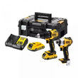 აკ. ინსტრუმენტების ნაკრები 2-1-ში DeWalt DCK2062D2T-QW