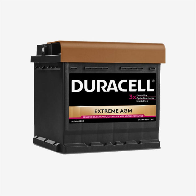 ავტომობილის აკუმულატორი 50ამპ Duracell DE50 AGM 50 Ah DIN . L1