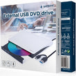 დისკის წამკითხველი Gembird DVD-USB-03-BW